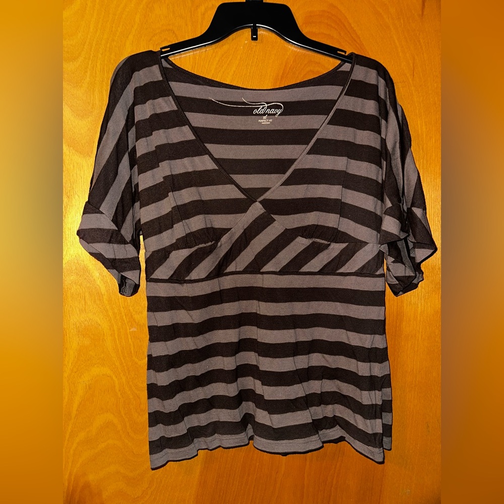 Old Navy Babydoll Striped T-shirt